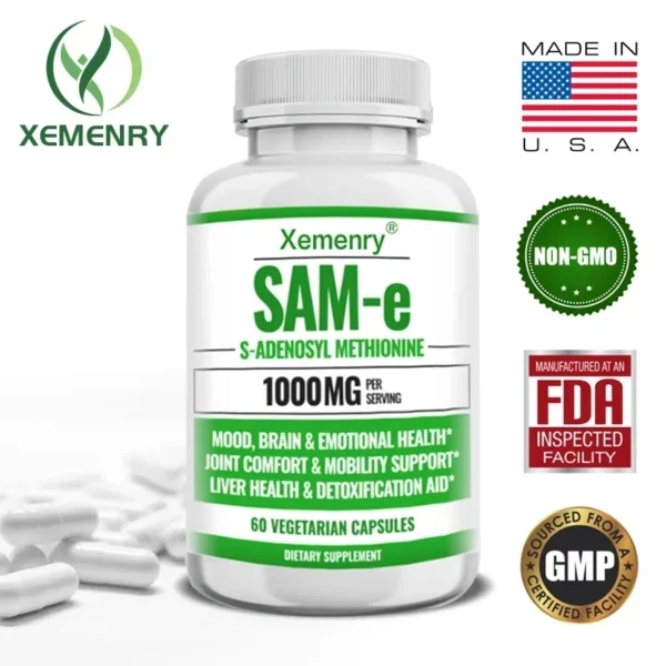 SAM-e Supplements - Joint Pain Relief, Knee Care Capsules