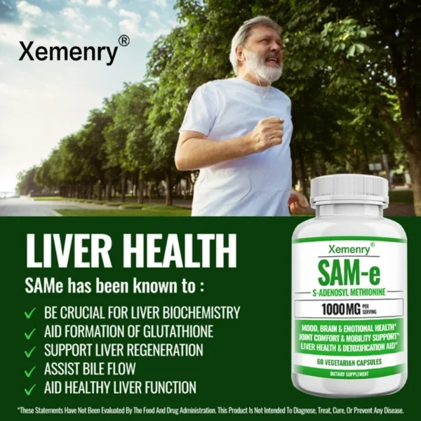 SAM-e Supplements - Joint Pain Relief, Knee Care Capsules - Image 5